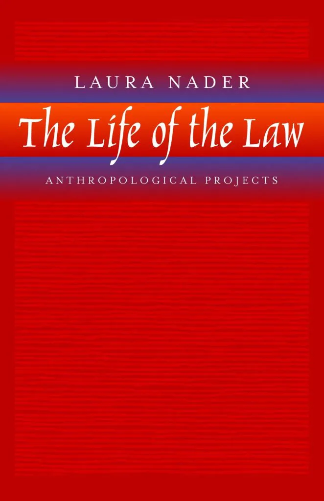 红色书封面,书名以蓝紫到橙红渐变色带呈现,副标题Anthropological Projects,整体设计简洁无插图。