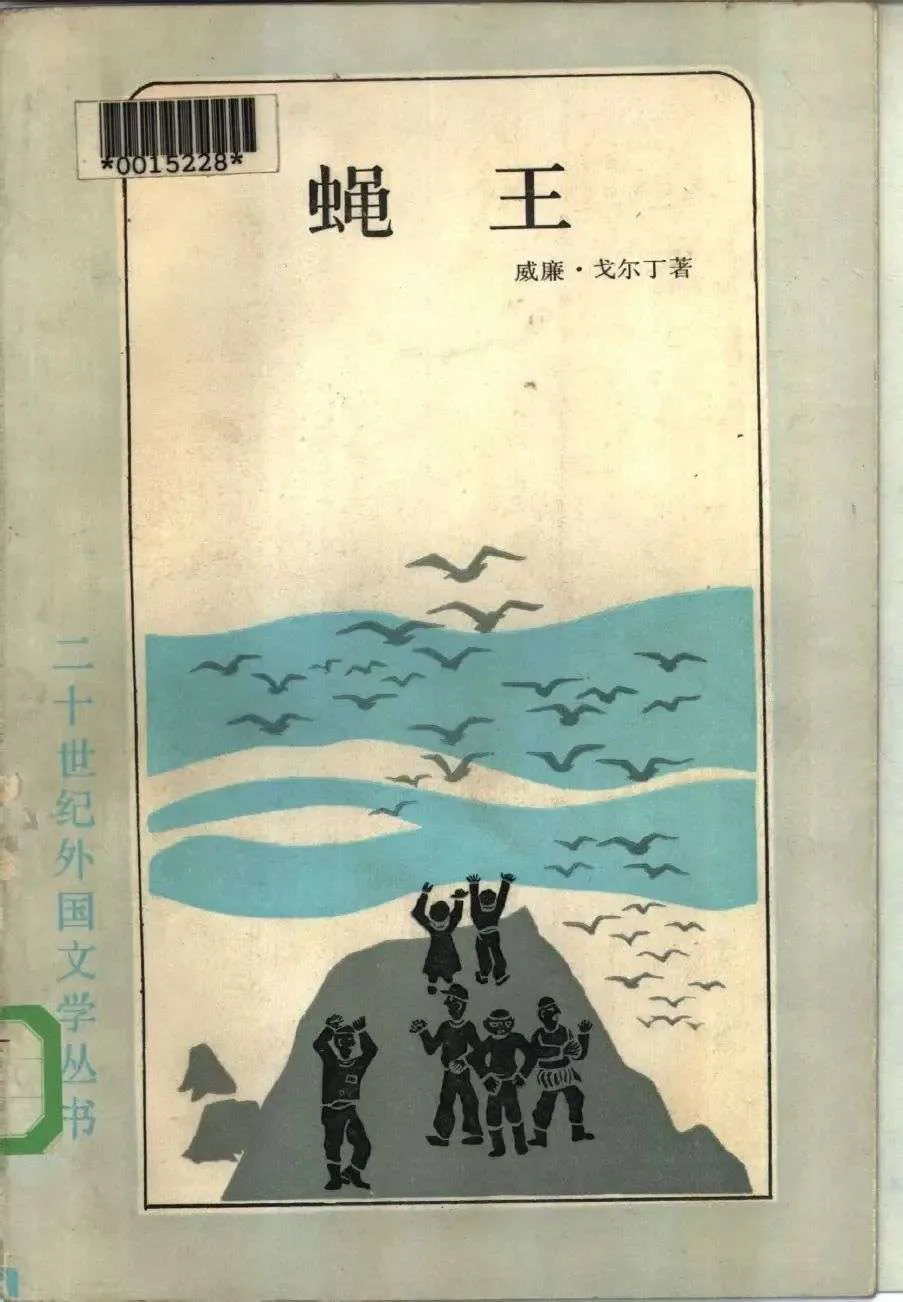 封面插画:几个孩子挥手站在海边礁石上,成群海鸟掠过身后的海面与天空。